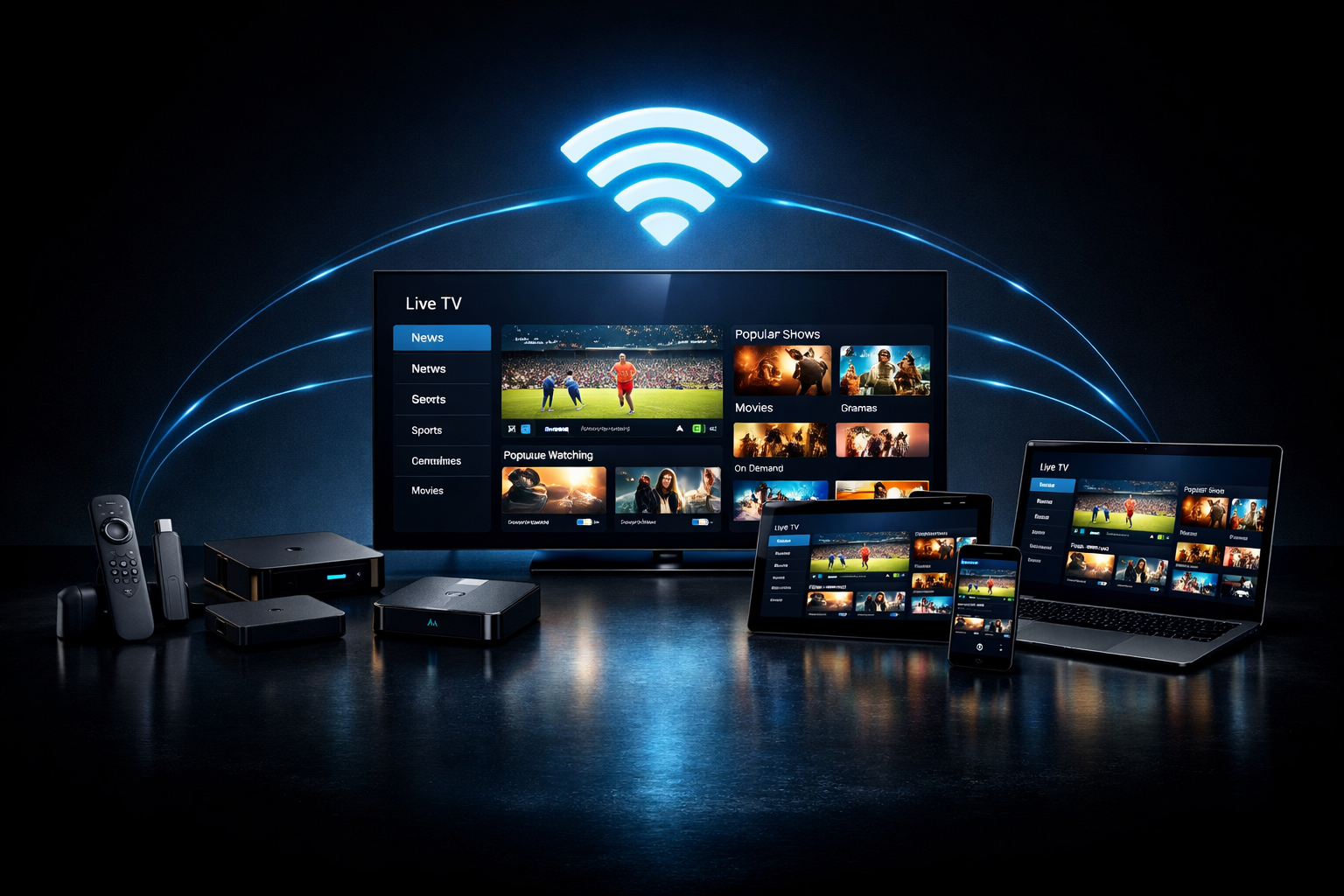 IPTV kijken op alle apparaten - Smart TV, Firestick, smartphone