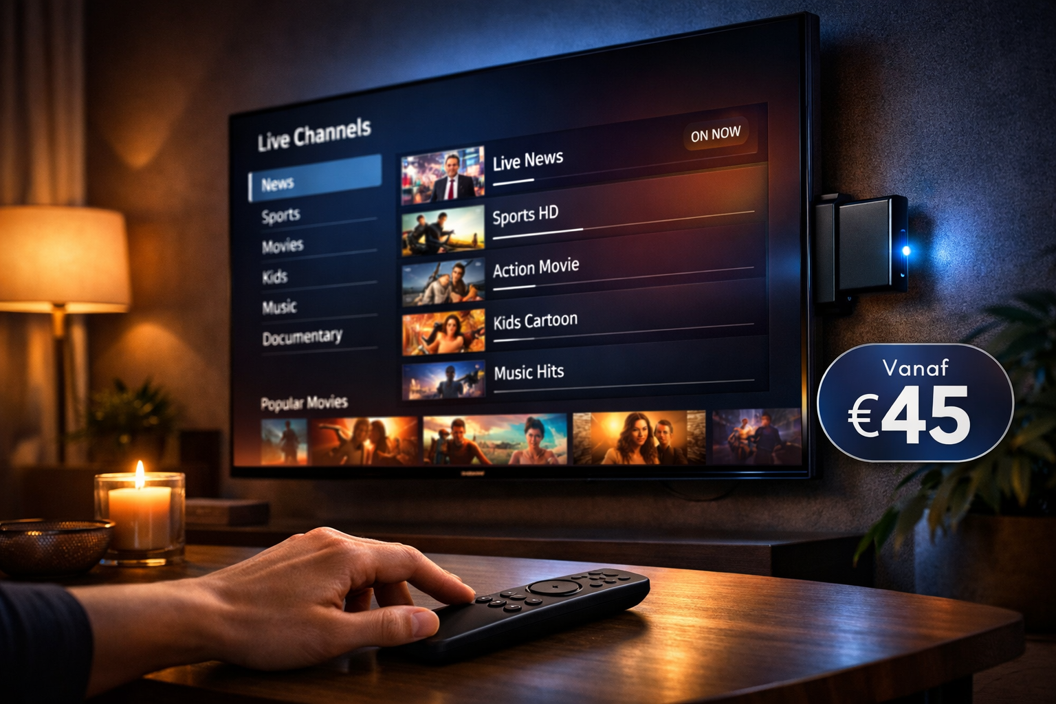 IPTV kijken op Amazon Fire TV Stick - populairste apparaat